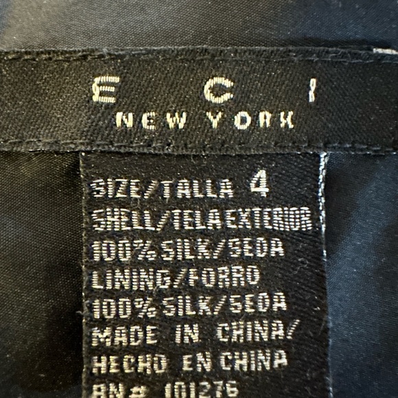ECI New York 100% Silk Dress Size 4 - Picture 4 of 4